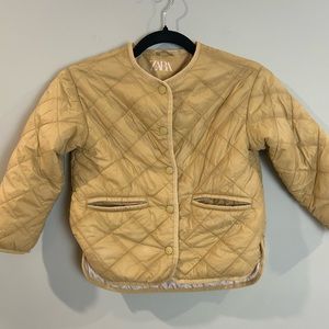 Zara Girls Quilted Puffer Jacket